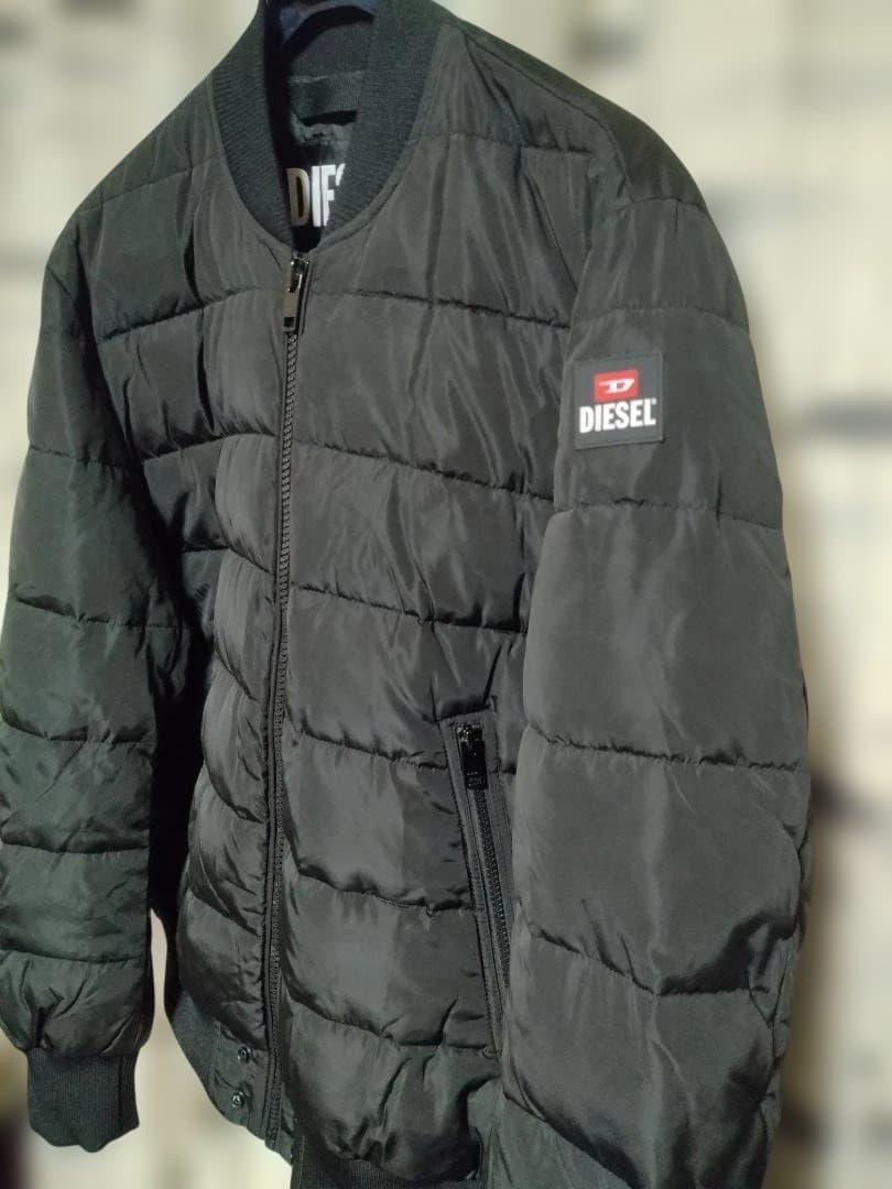 DIESEL ブラック MA-1ジャケット