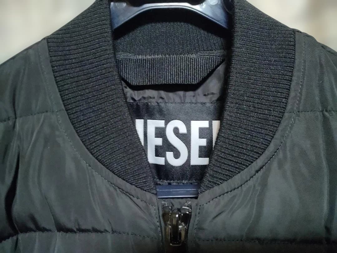 DIESEL ブラック MA-1ジャケット