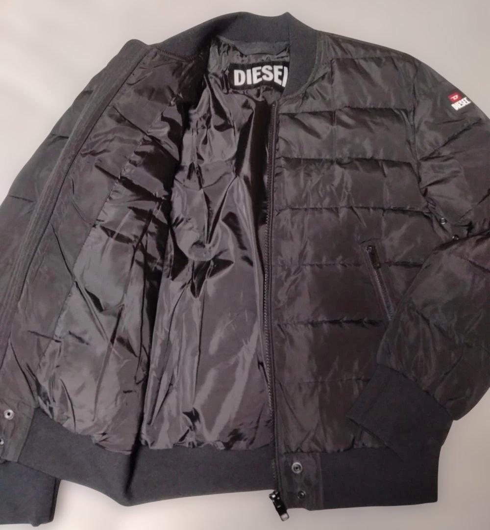 DIESEL ブラック MA-1ジャケット