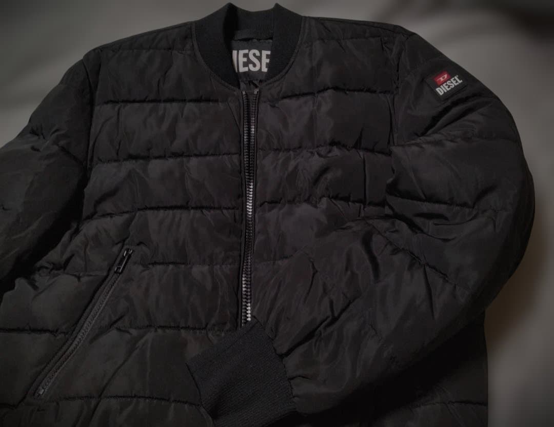 DIESEL ブラック MA-1ジャケット