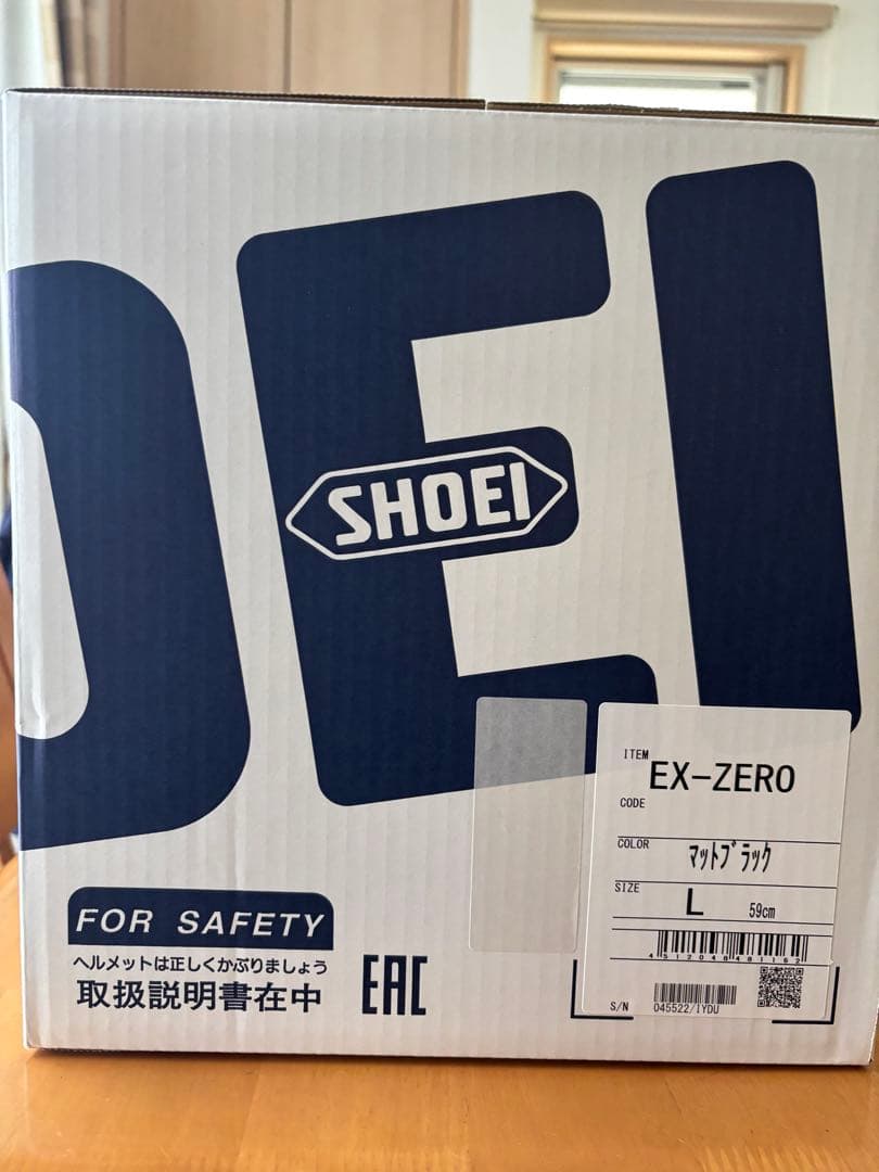 SHOEI EX-ZEROマットブラック