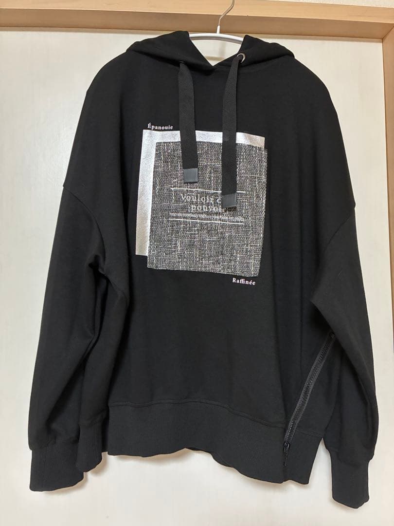 SCOT CLUB☆ ジップデザイン箔ロゴパーカー