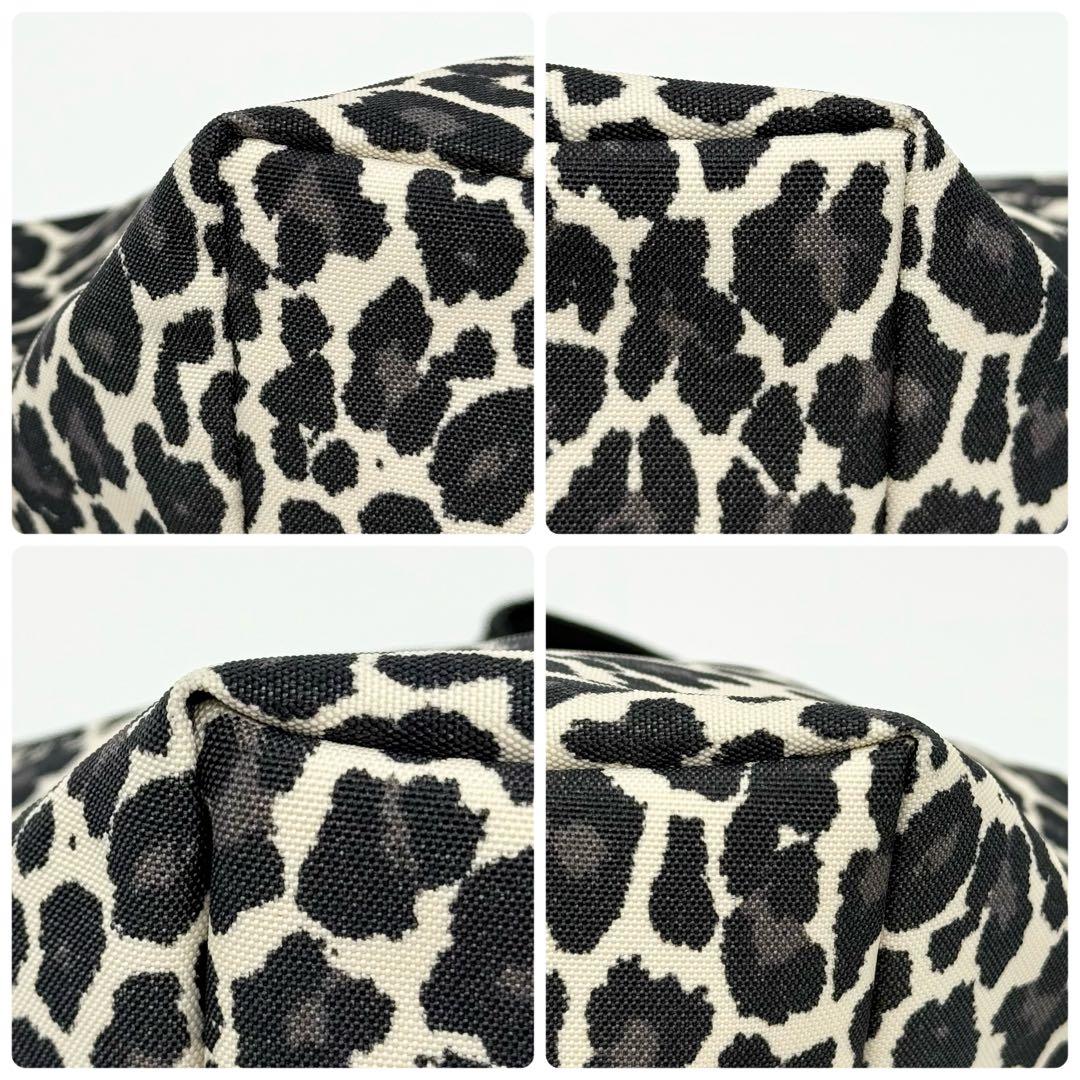 【未使用級】エルベシャプリエ 901F ナイロン舟型トート S パンサーブラン