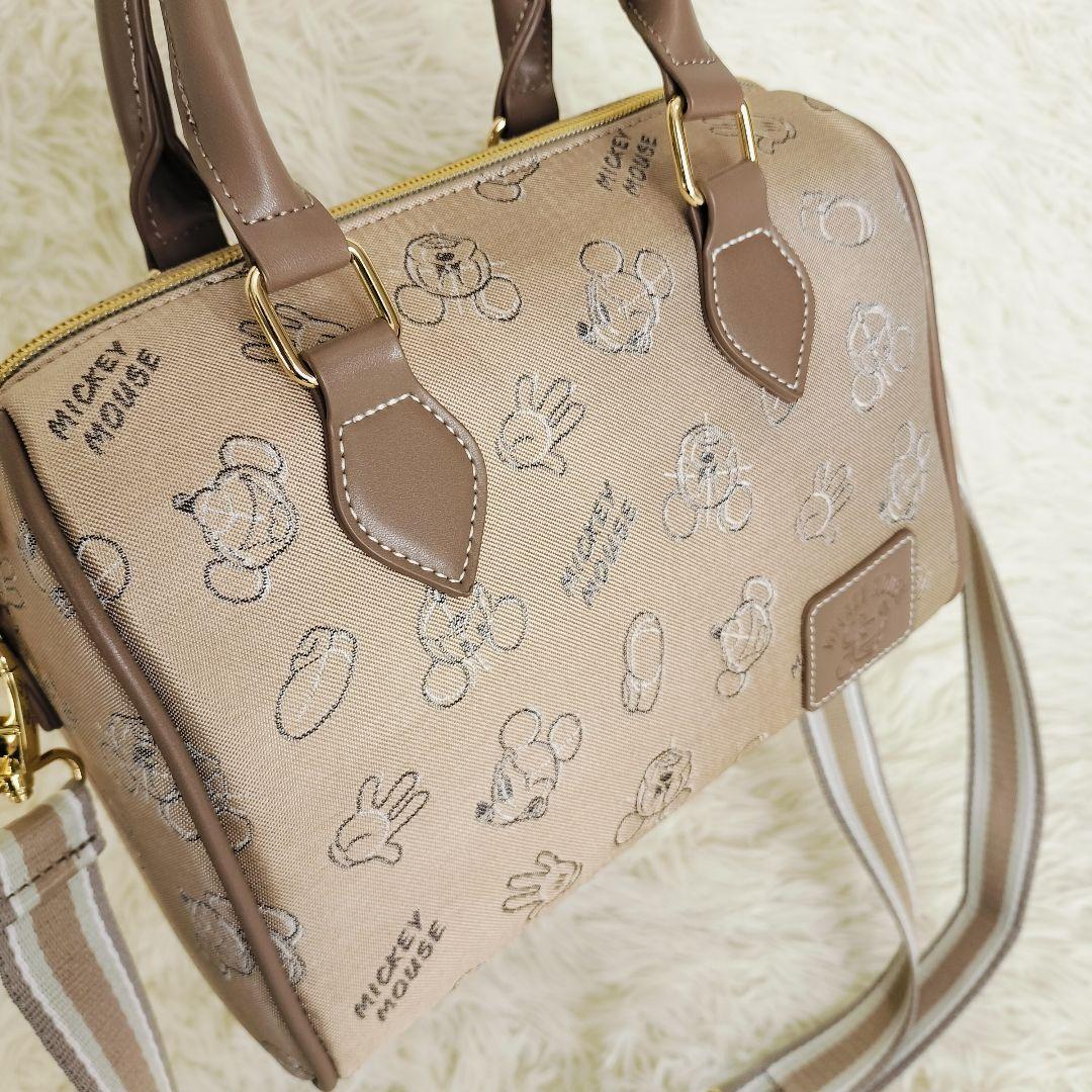 Disney トートバッグ ミッキー 総柄 2way ショルダーバッグ