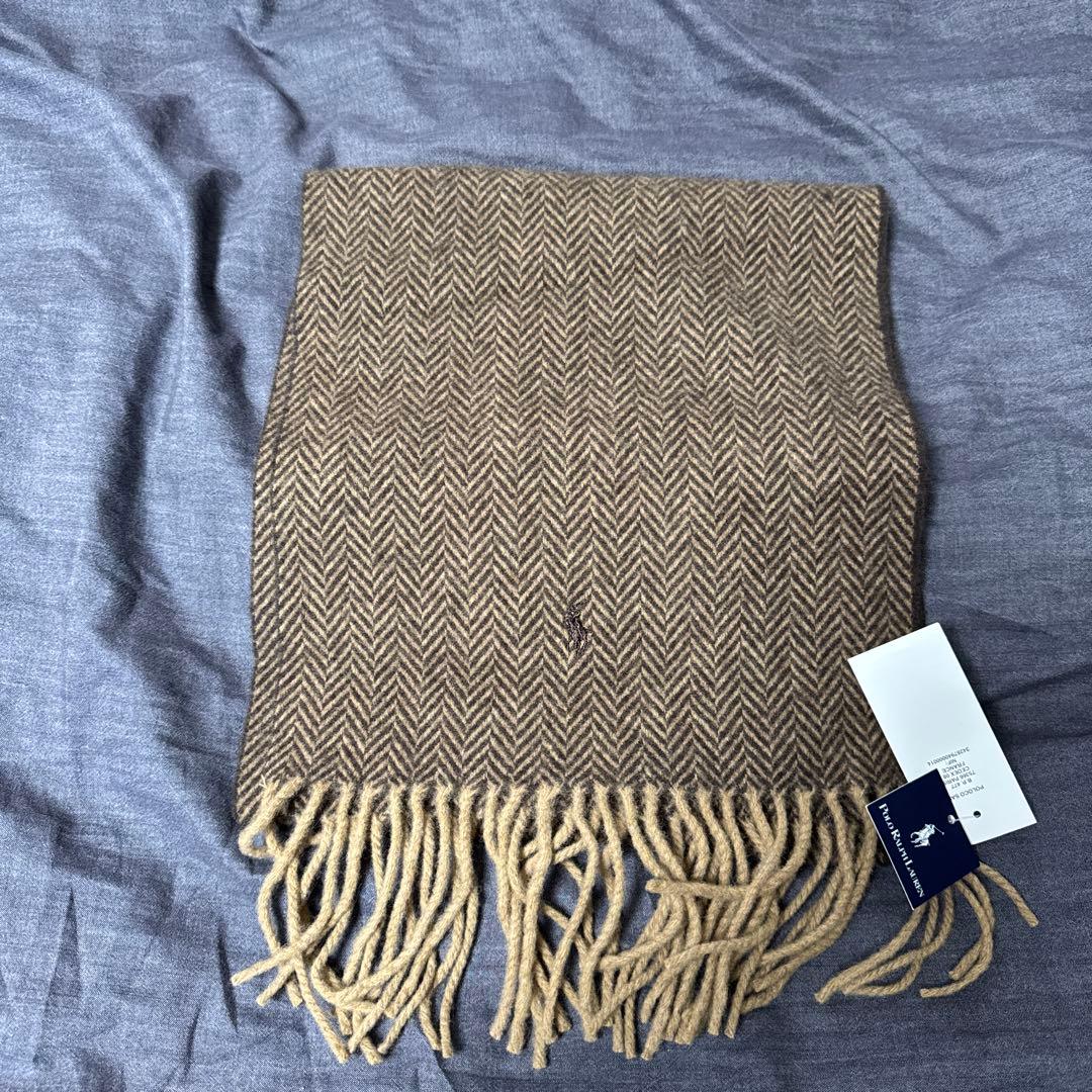 ラルフローレン マフラー POLOCO SASイタリア製 新品(タグ付き)