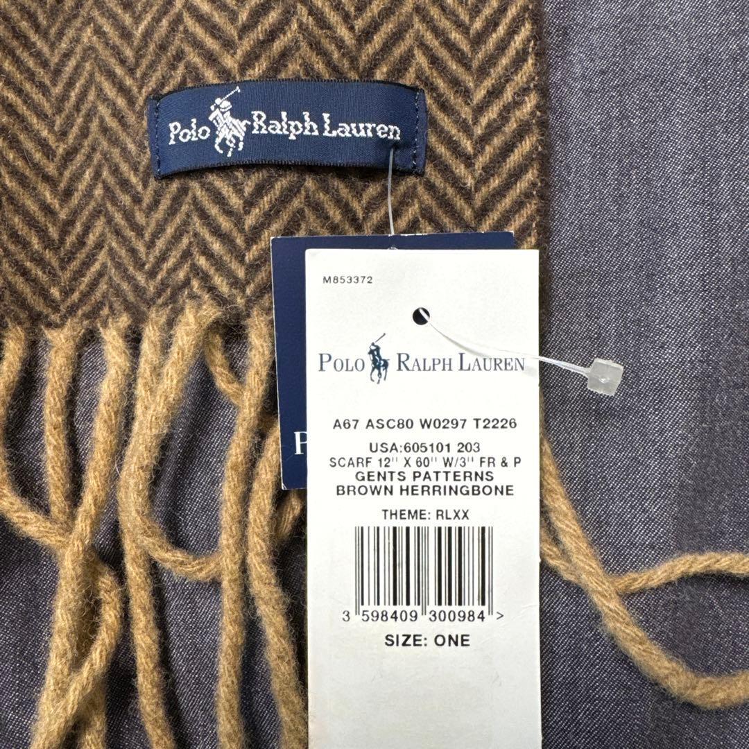 ラルフローレン マフラー POLOCO SASイタリア製 新品(タグ付き)