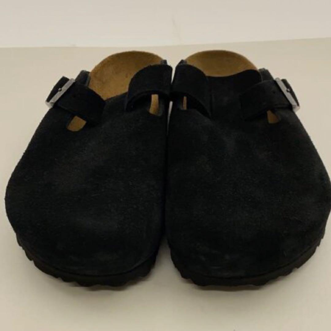 美品 BIRKENSTOCK Boston 39 ブラック スエードレザー　黒