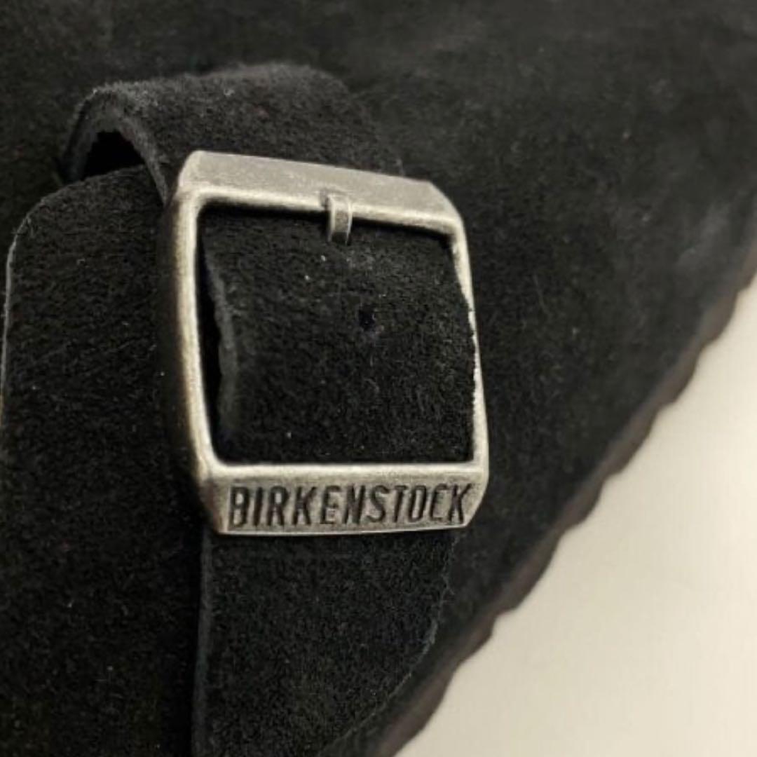 美品 BIRKENSTOCK Boston 39 ブラック スエードレザー　黒