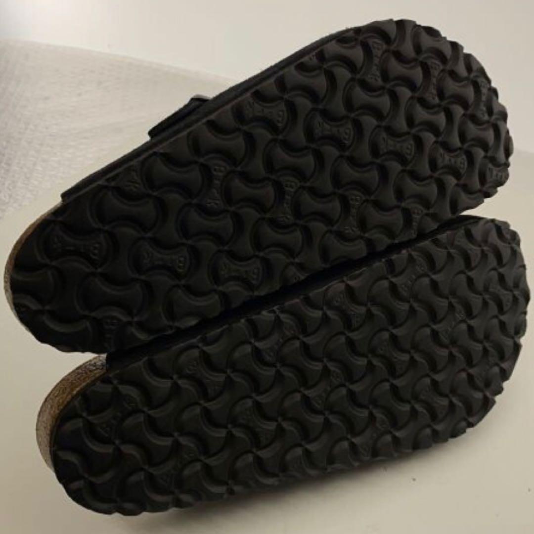 美品 BIRKENSTOCK Boston 39 ブラック スエードレザー　黒