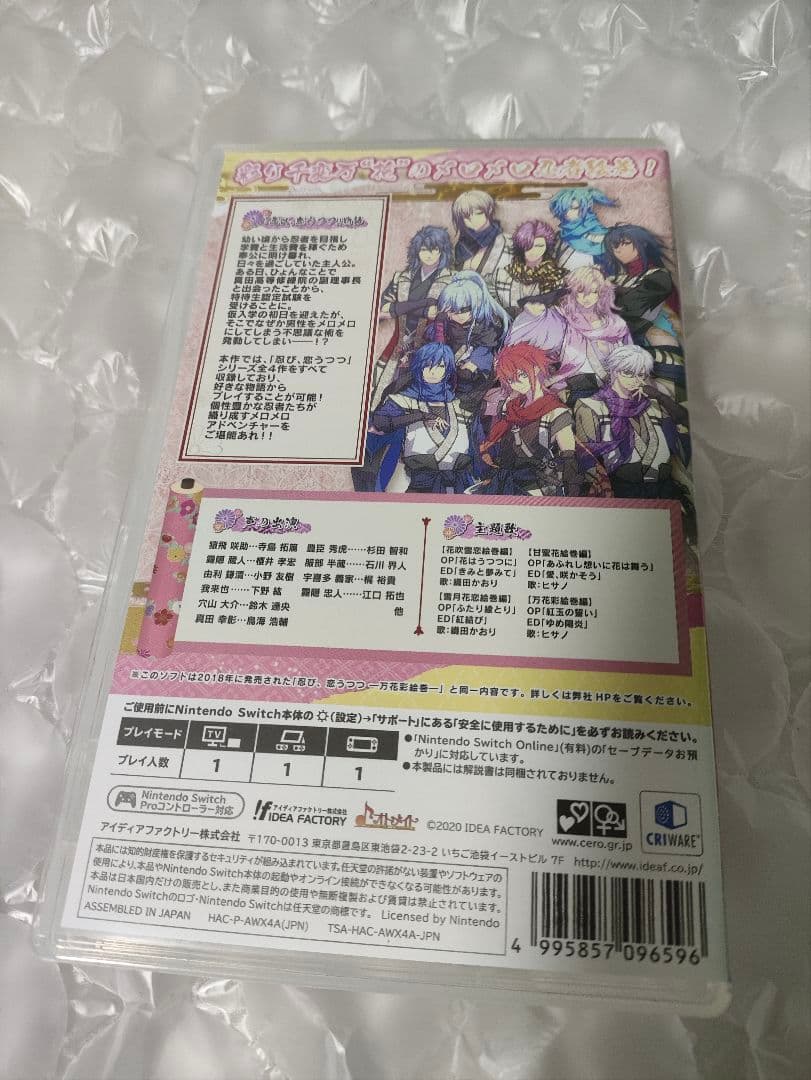 忍び、恋うつつ switch ソフト