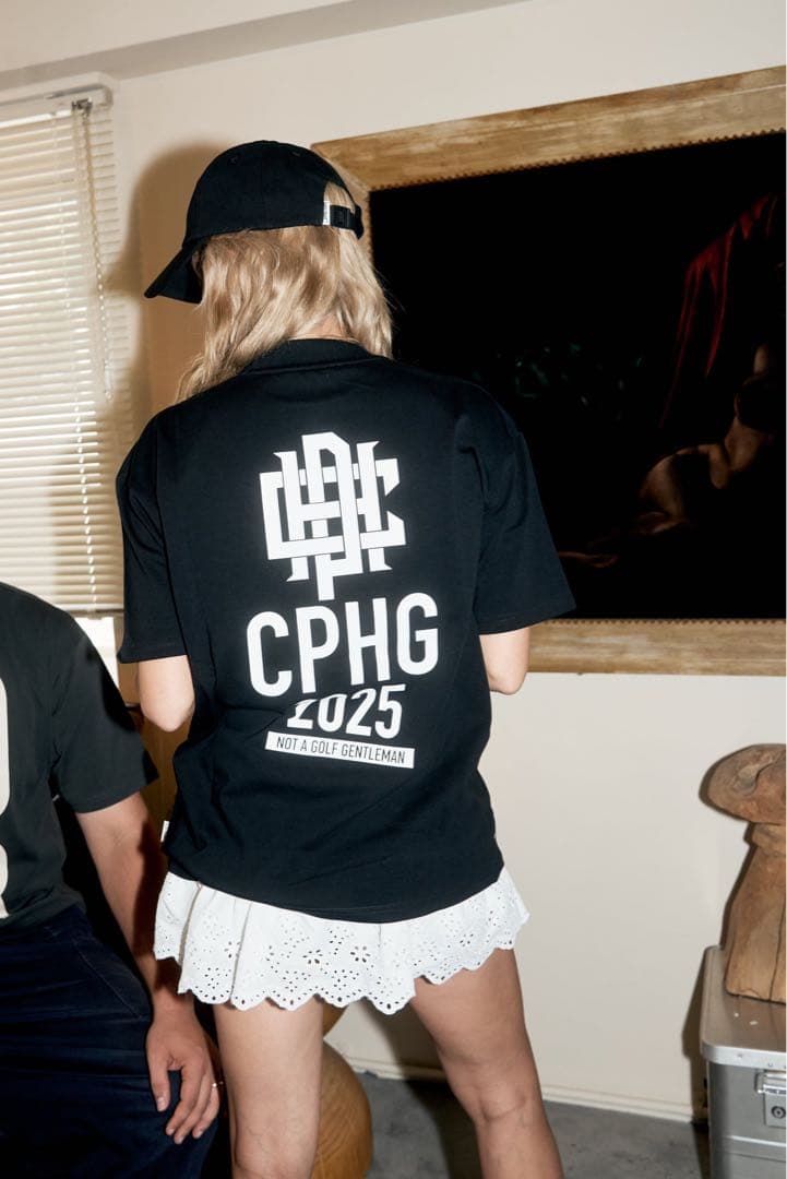 NO PAR ハーフモックネックTシャツ ブラック