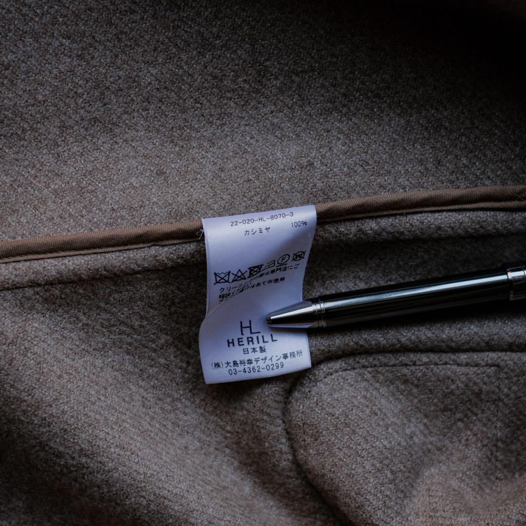 HERILL(へリル) カシミヤ ダッフルコート サイズ2