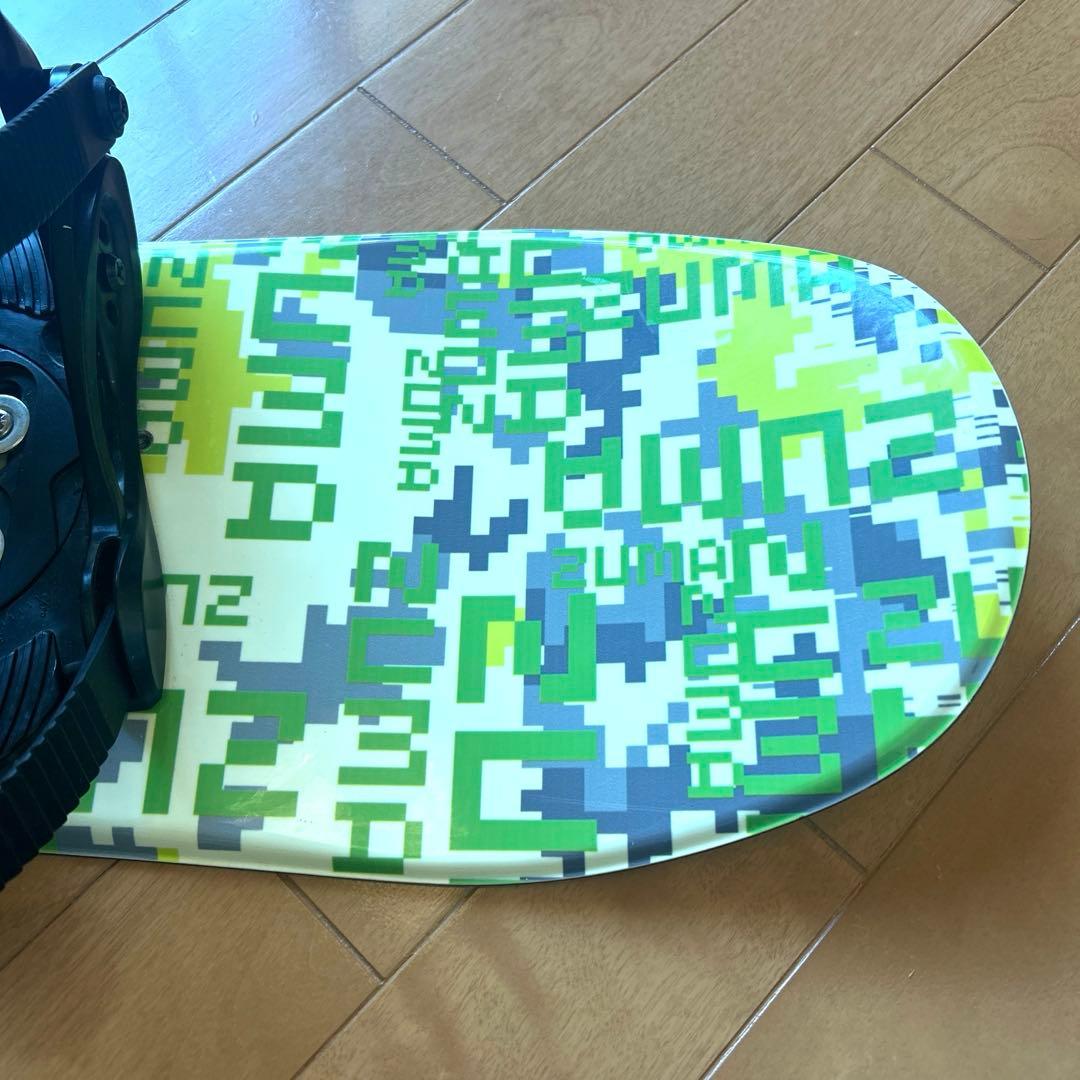 【キッズ用】ZUMA MOUNT 100cm スノーボード 3点セット ブーツ付