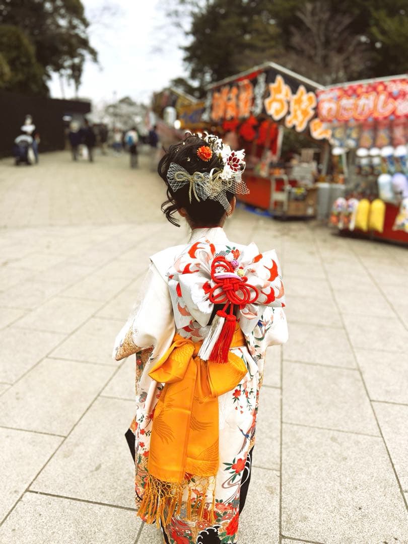 七五三　七歳着物　フルセット