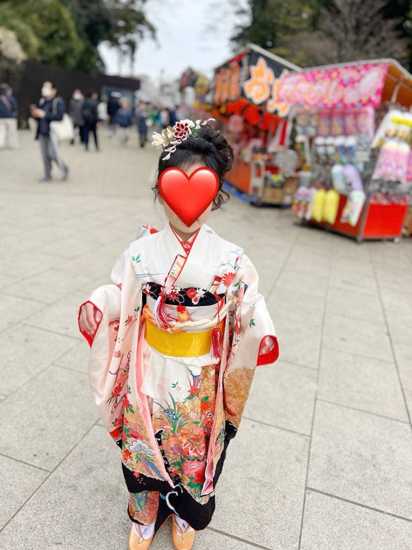 七五三　七歳着物　フルセット