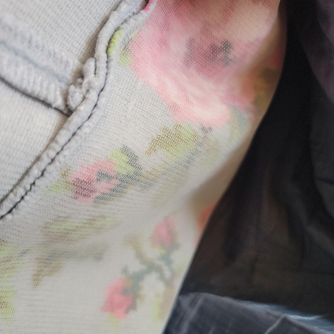 フェイラー　ローズ柄ジェルクッション厚型　座布団　40cm角