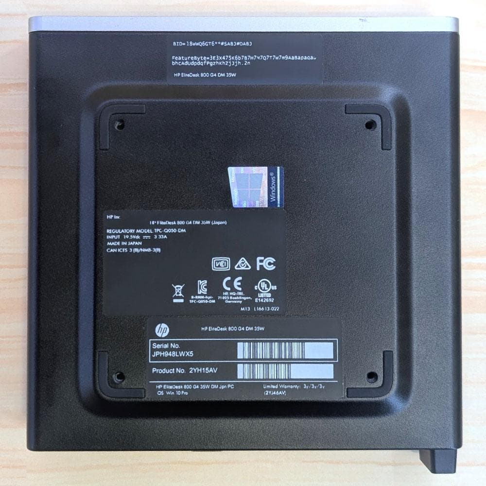 HP FlieDesk 800 G3 i5 8世代 256G WiFI搭載