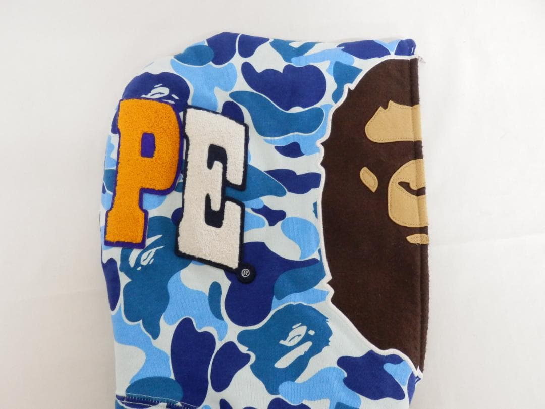 トップス M1595 ABC CAMO 2nd APE FULL ZIP HOODIE