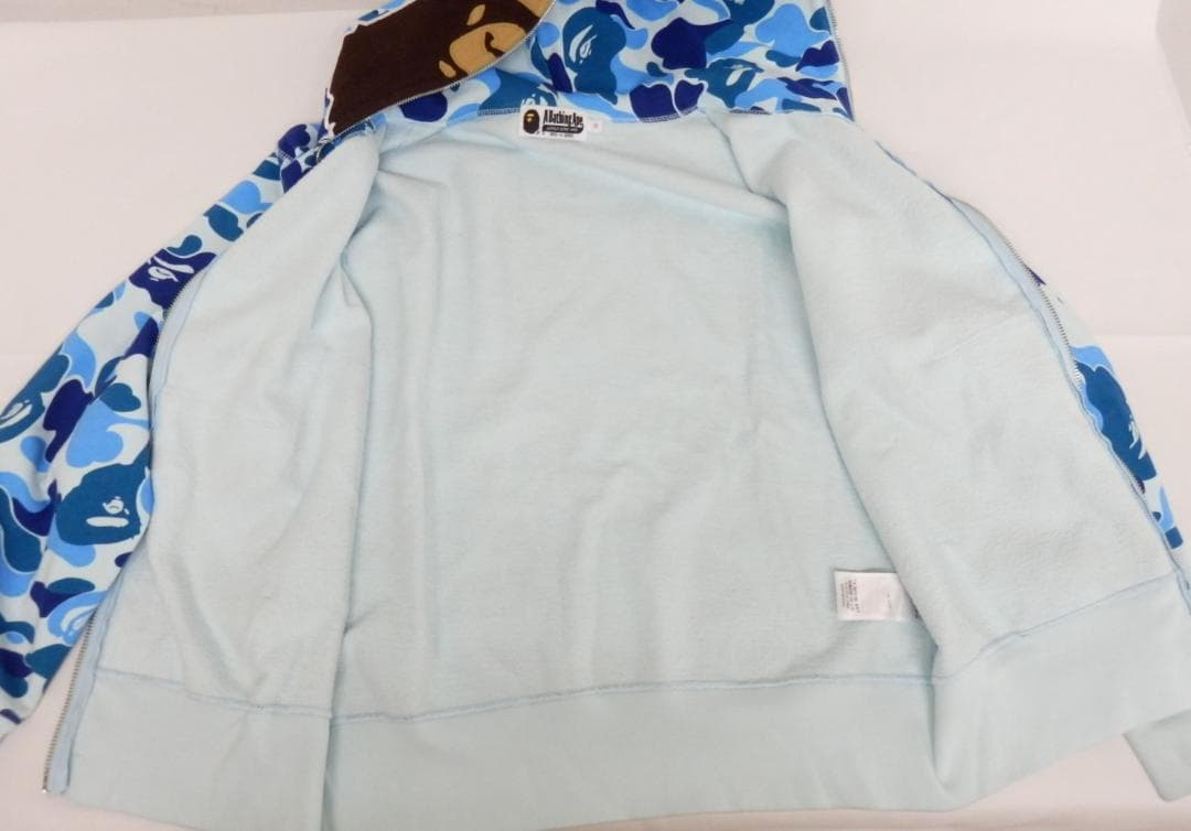 トップス M1595 ABC CAMO 2nd APE FULL ZIP HOODIE