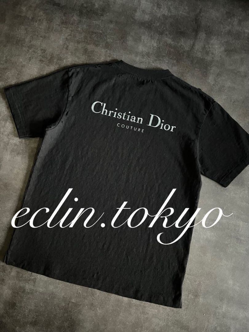 DIOR ディオール ダメージ加工 Tシャツ リラックス フィット E4764