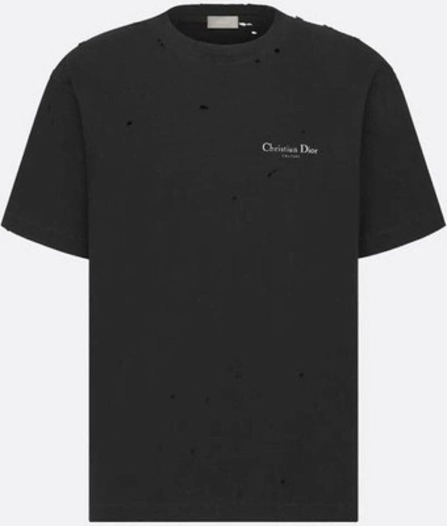 DIOR ディオール ダメージ加工 Tシャツ リラックス フィット E4764