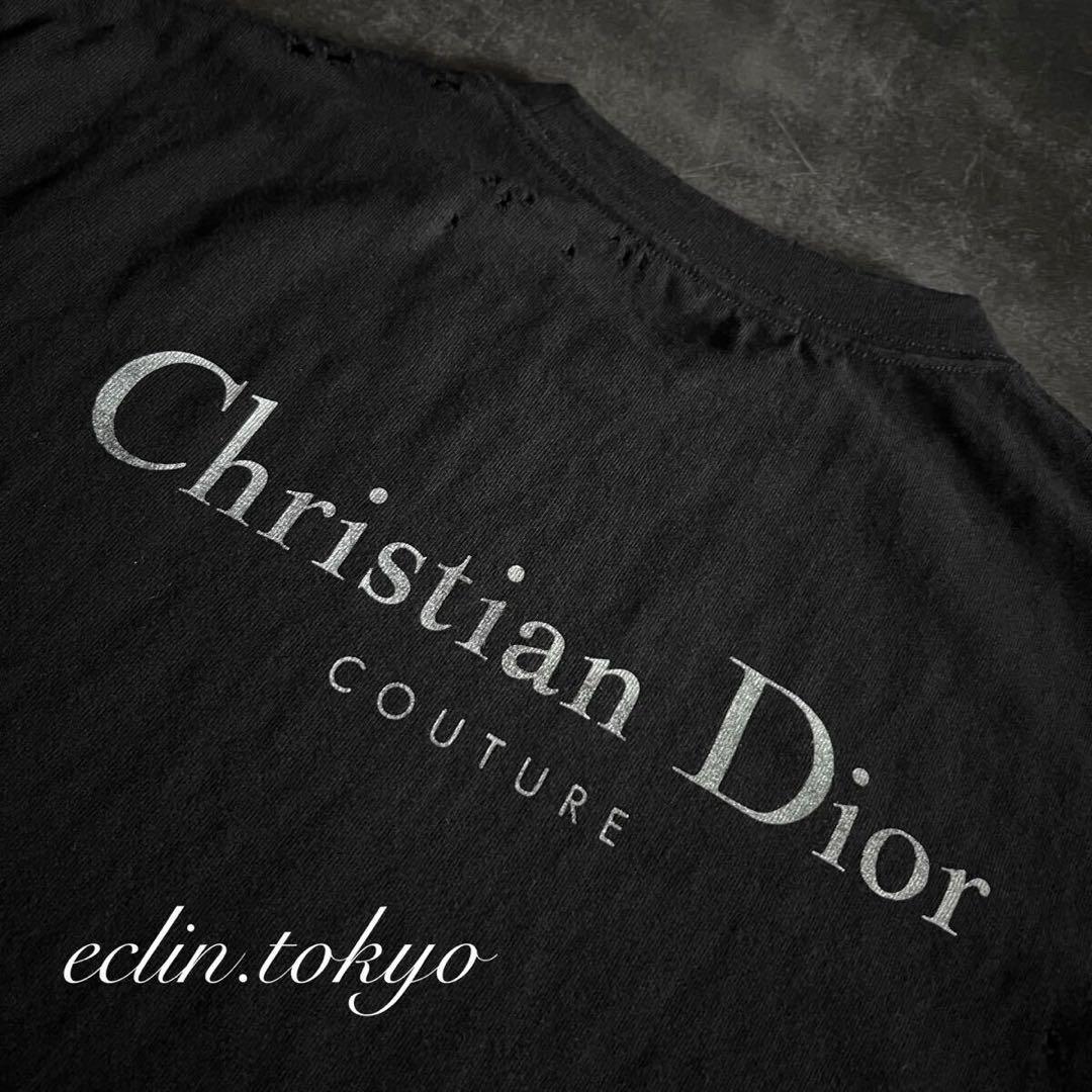 DIOR ディオール ダメージ加工 Tシャツ リラックス フィット E4764