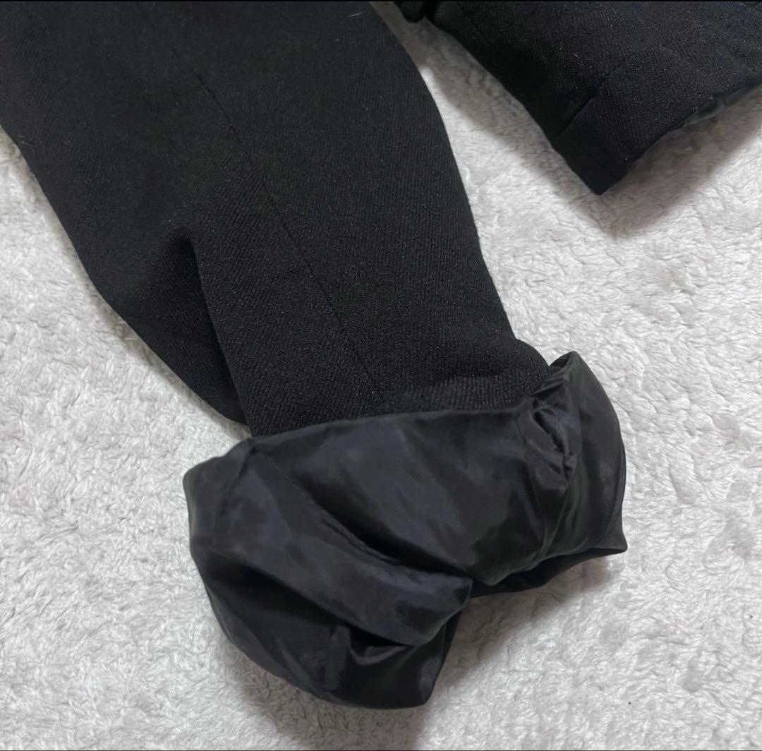 美品　コムデギャルソン　コムコム　丸襟　ポリ縮絨　ジャケット　ポリエステル　L