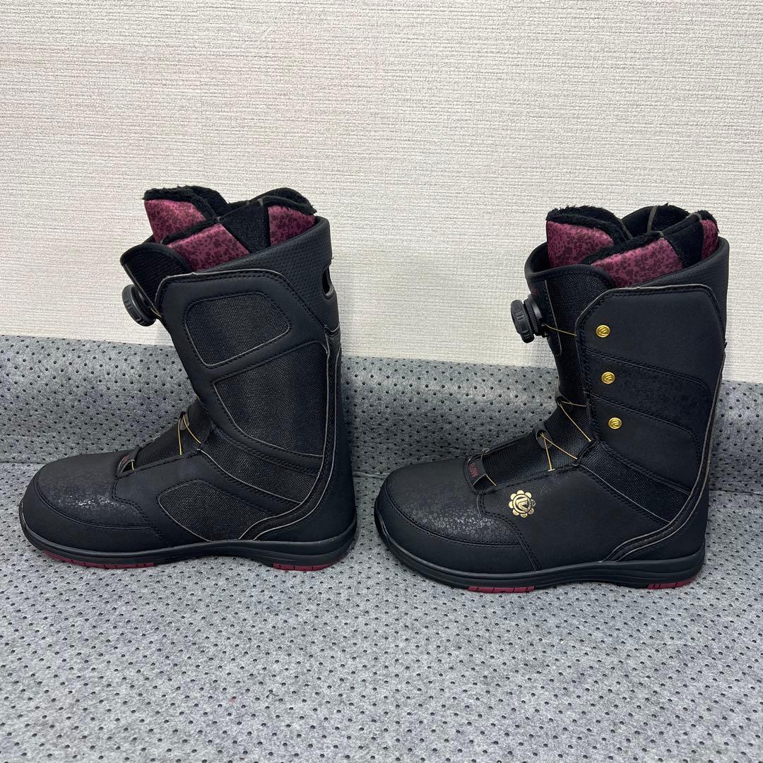 5回使用 24.5cm FLOW ONYX BOA スノーボード ブーツ