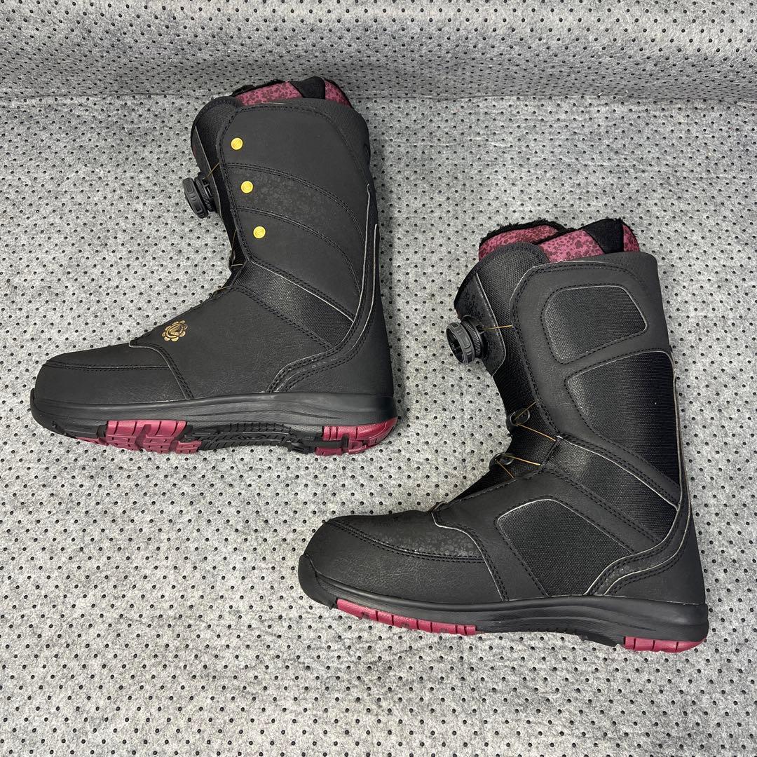5回使用 24.5cm FLOW ONYX BOA スノーボード ブーツ