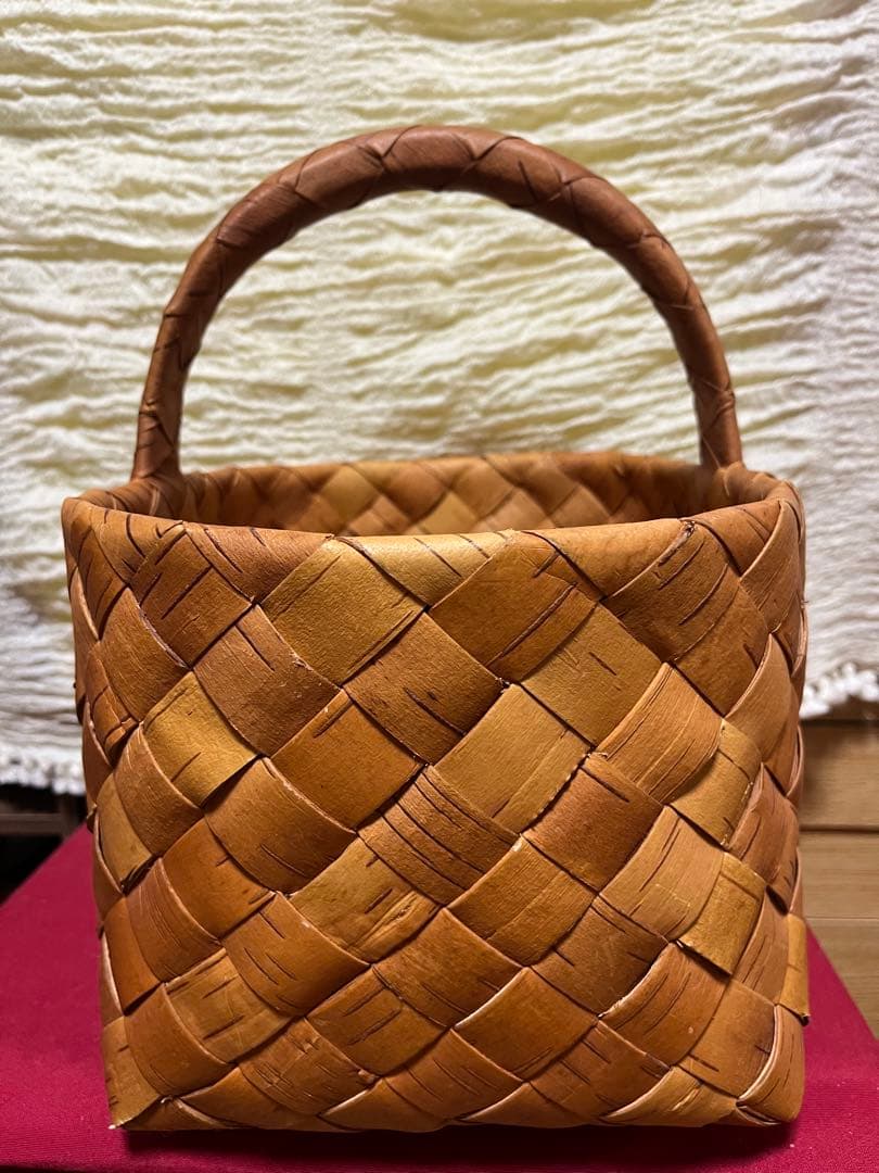 Galina ガリーナ 白樺かご　特大サイズ　オーバル　フィンランド　バスケット