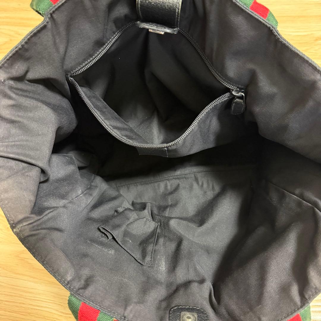 GGパターン エコバッグ 黒