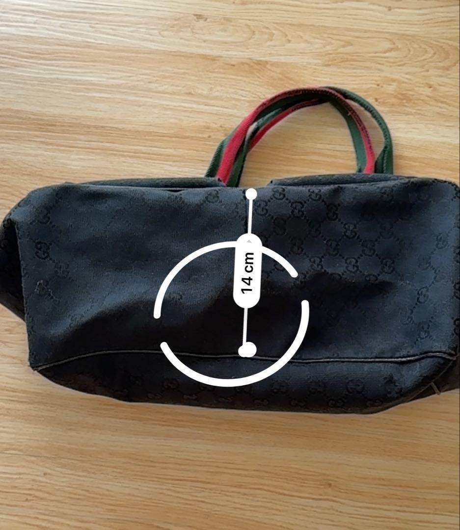 GGパターン エコバッグ 黒