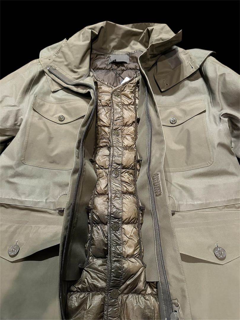 ア*ム様 ストーンアイランドゴースト　ミリタリージャケット　ダウン　ファティーグ