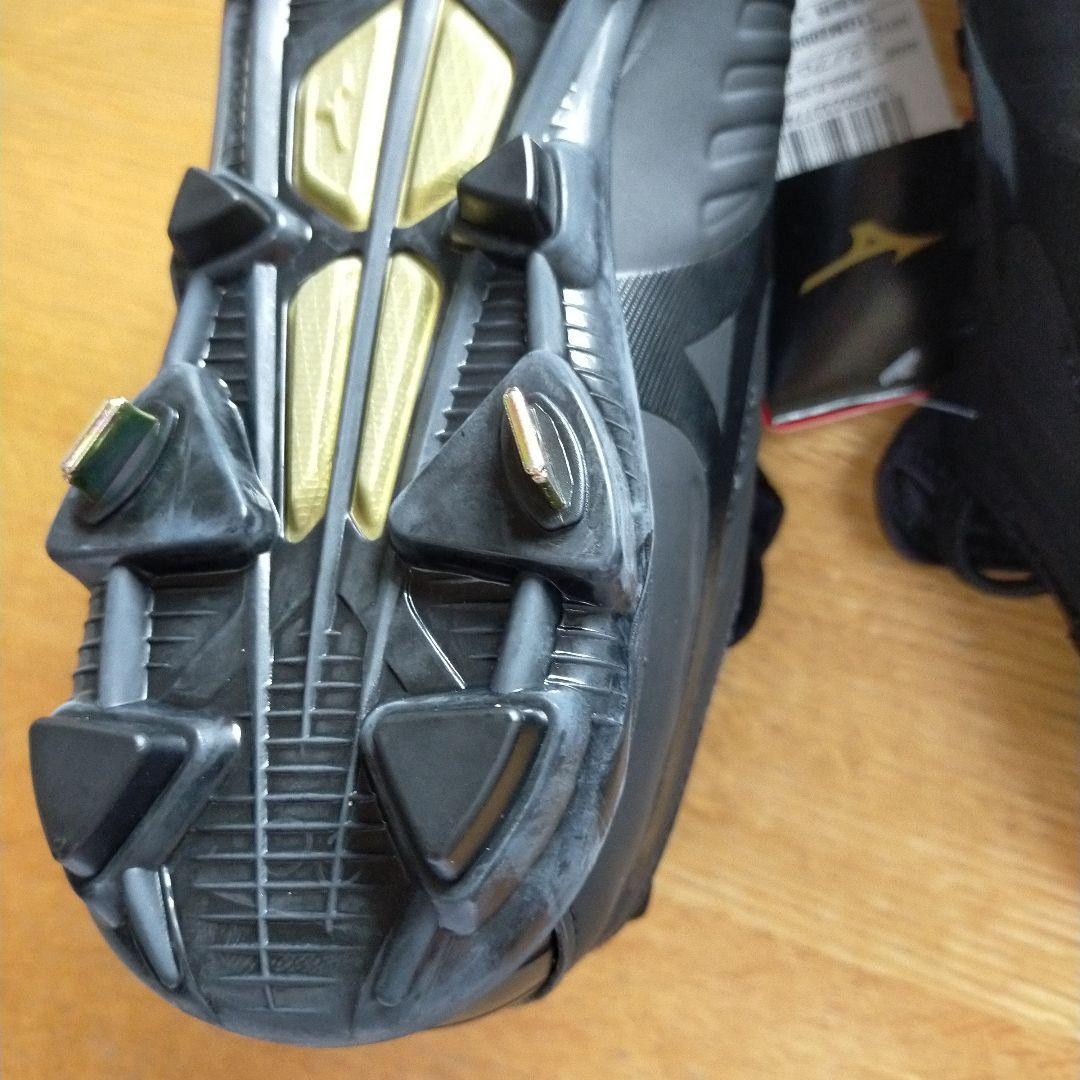 Mizuno ブラック スパイク 黒　26.0 未使用　シューズ袋付
