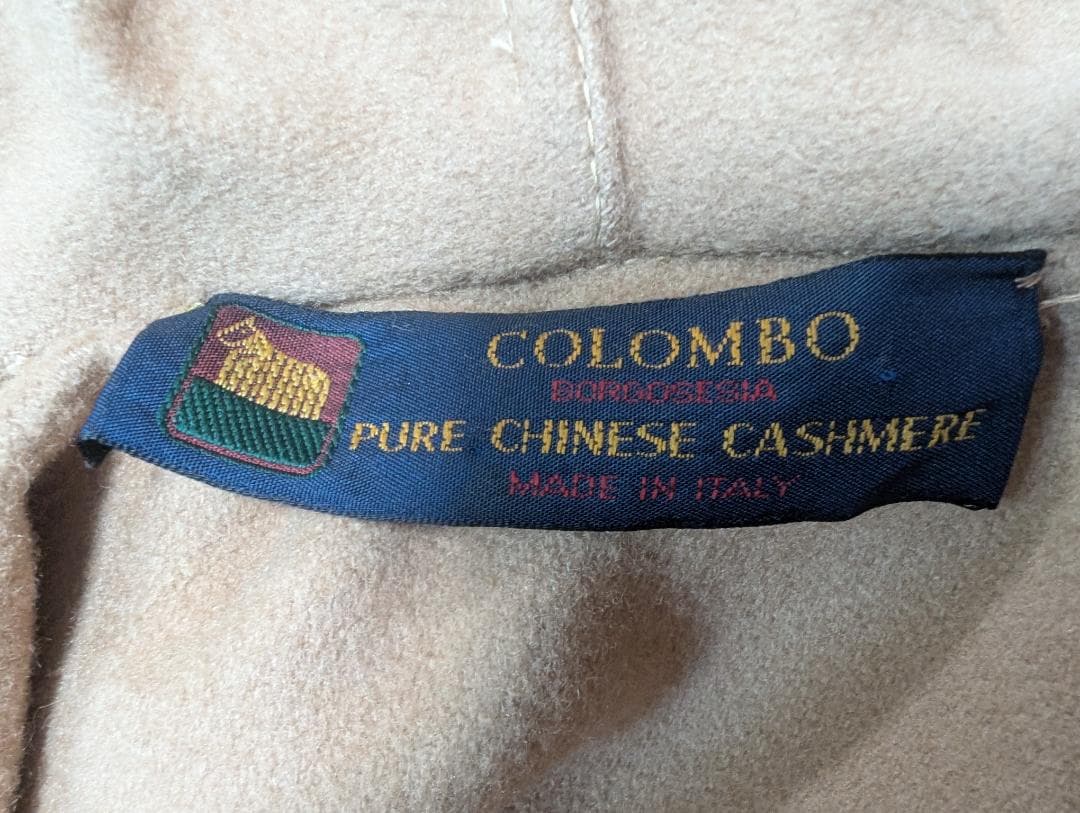 COLOMBO Cashmere100% マント　ケープ