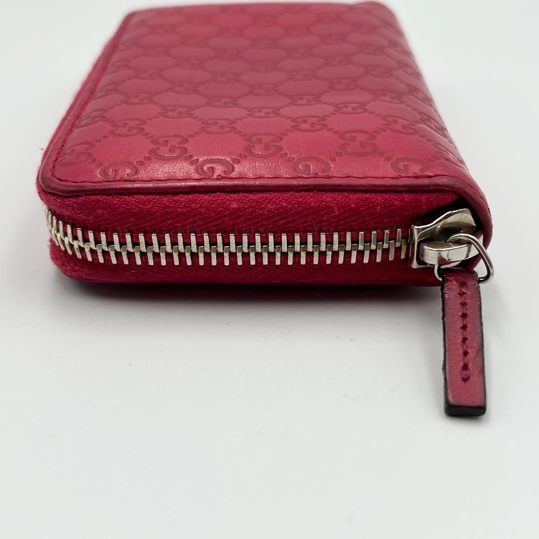 グッチ パース 小銭 カード入れ マイクロシマ ピンク