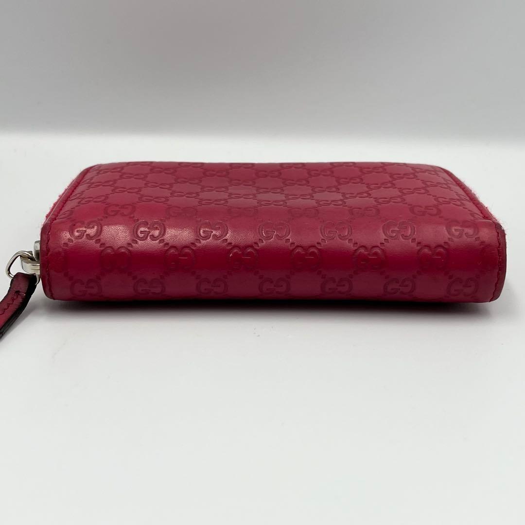 グッチ パース 小銭 カード入れ マイクロシマ ピンク