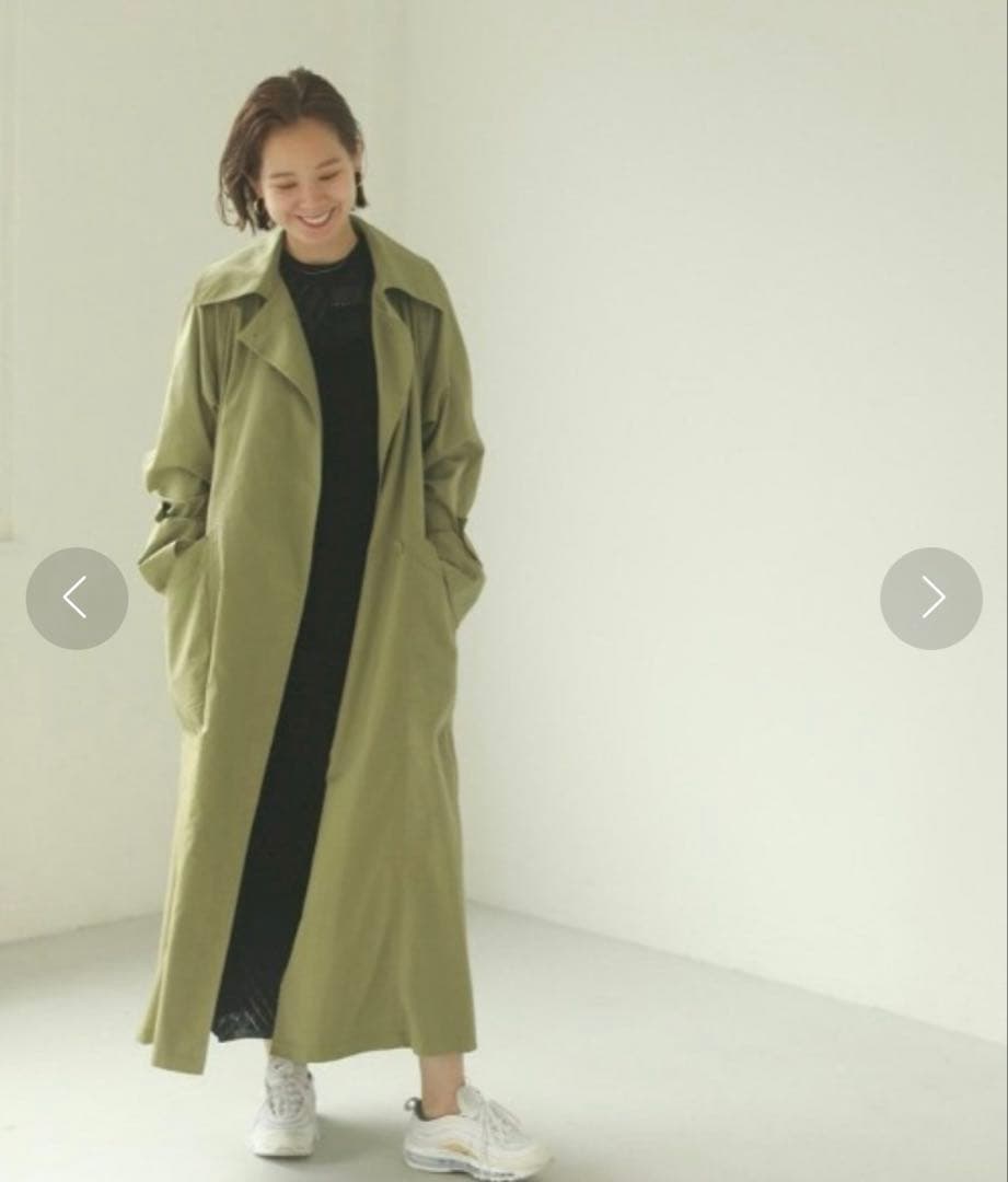 新品未使用 todayful タックオーバートレンチコート