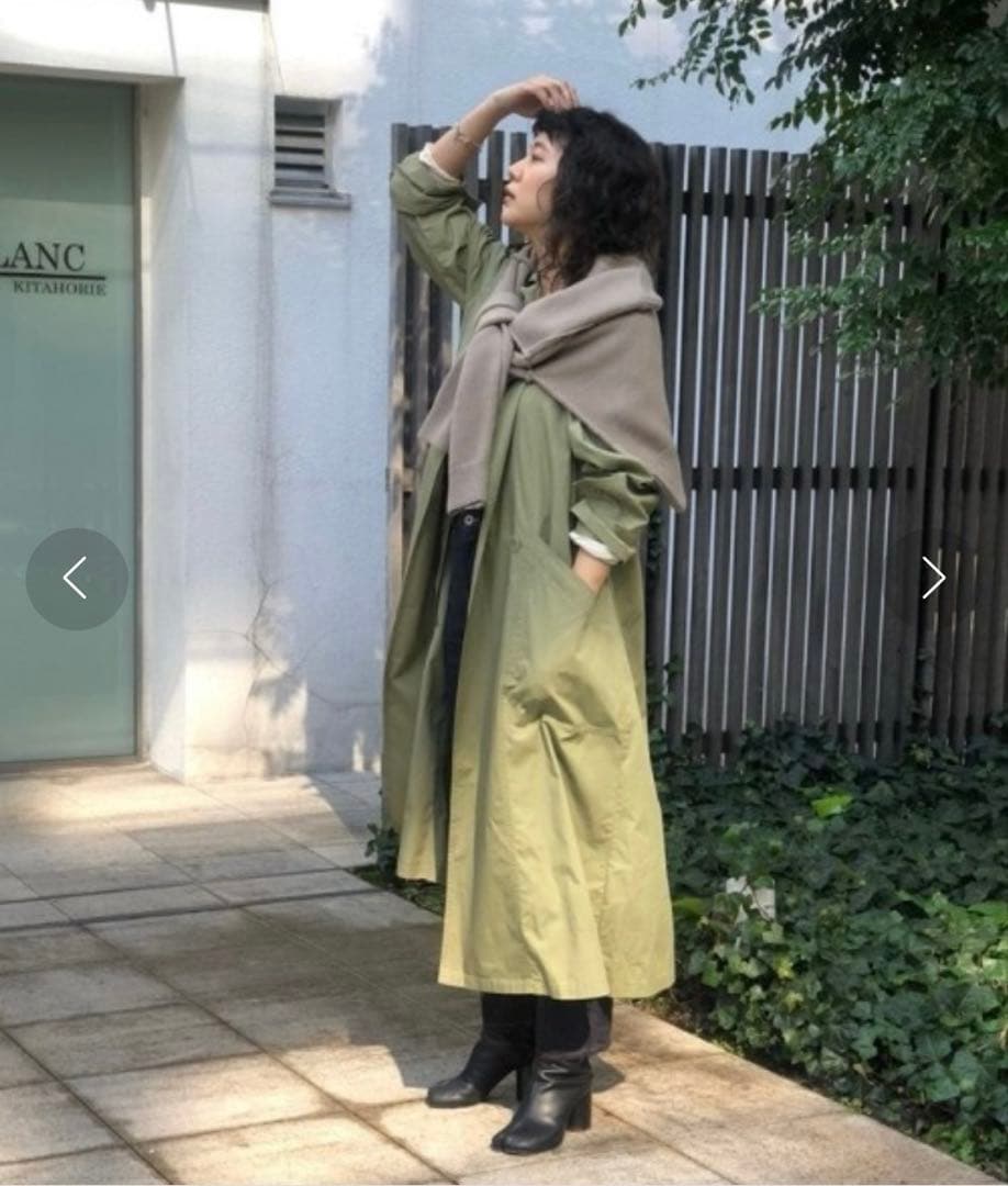 新品未使用 todayful タックオーバートレンチコート