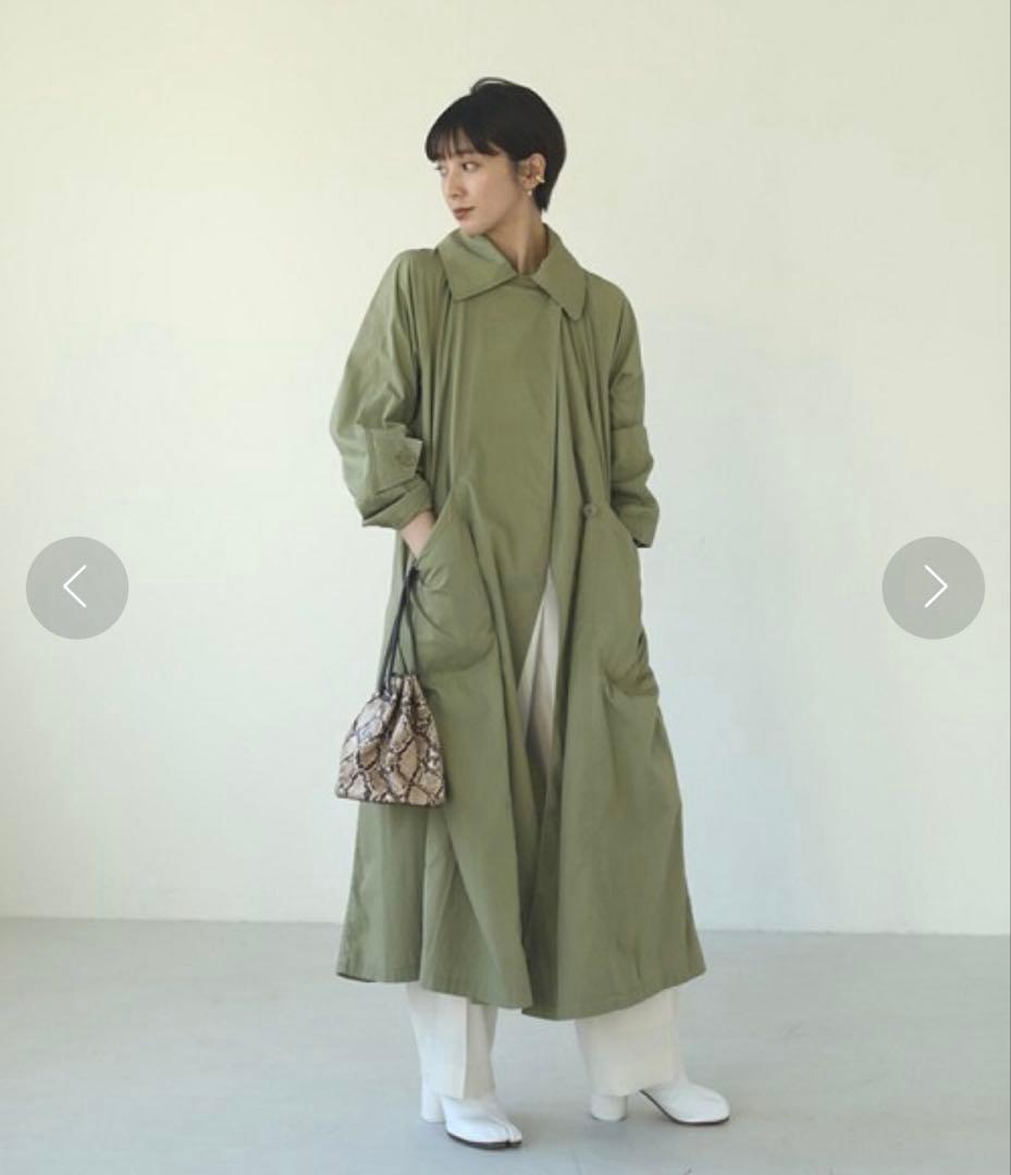 新品未使用 todayful タックオーバートレンチコート