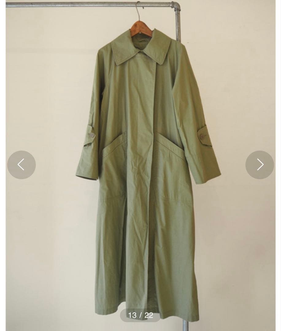 新品未使用 todayful タックオーバートレンチコート