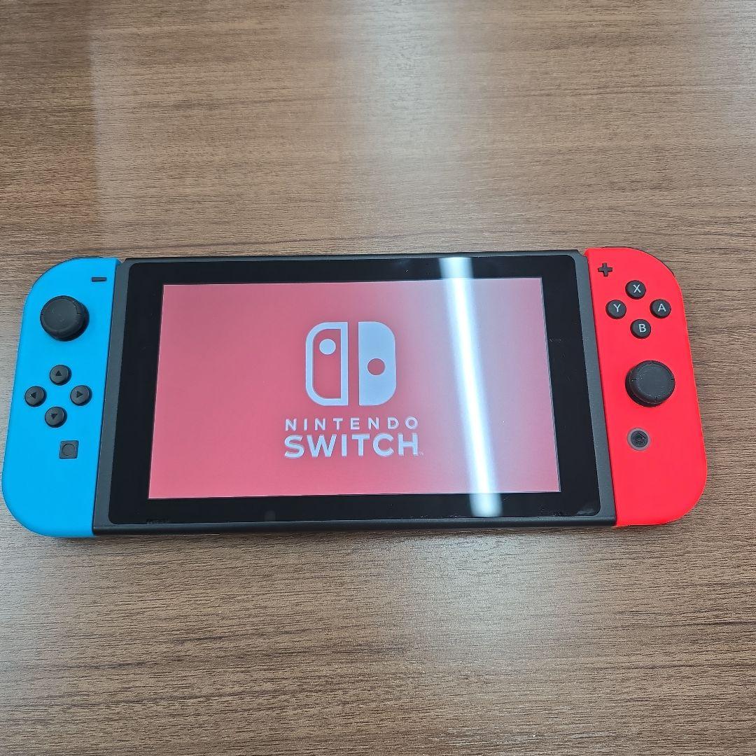 ジャンク　Nintendo Switch 本体 青/赤 Joy-Con付き