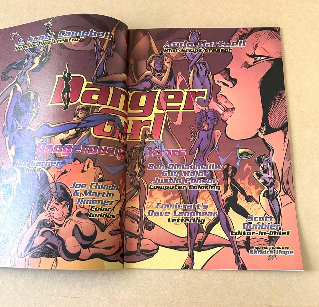 その他 Danger Girl #1 Gold Foil Edition 1998