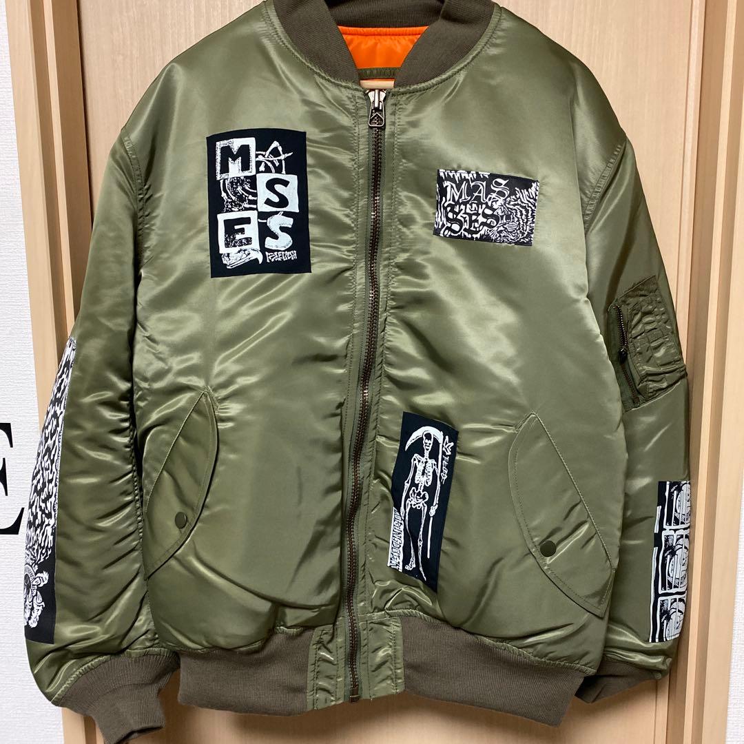 MASSES MA-1ジャケット 希少XL オリーブ　新品未使用