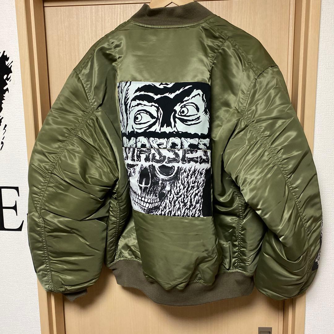 MASSES MA-1ジャケット 希少XL オリーブ　新品未使用
