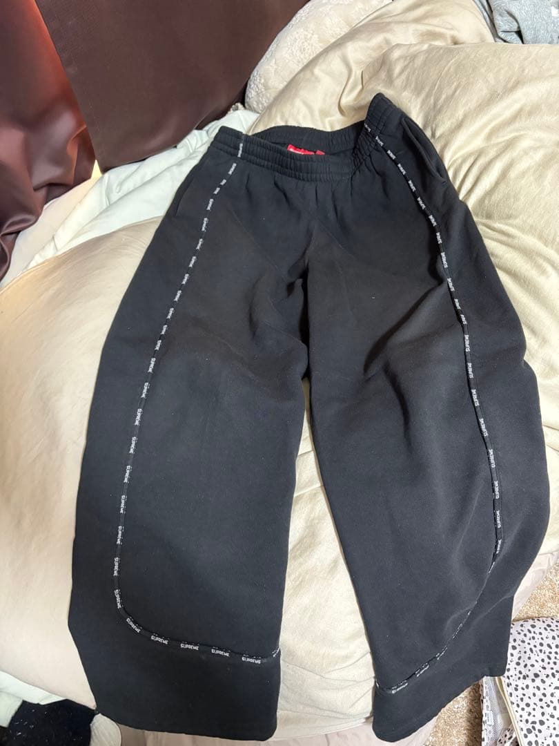 Supreme PIPING SWEAT PANTスウェットパンツ