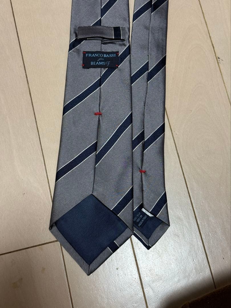 美品 1.9万 フランコバッシ ハンドメイド ストライプタイ ビームスF購入