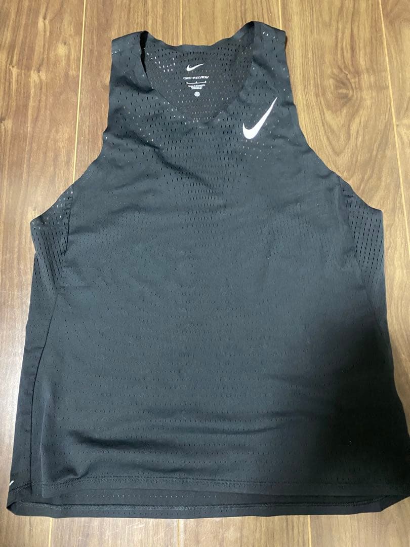 NIKE エアロスイフト シングレット黒