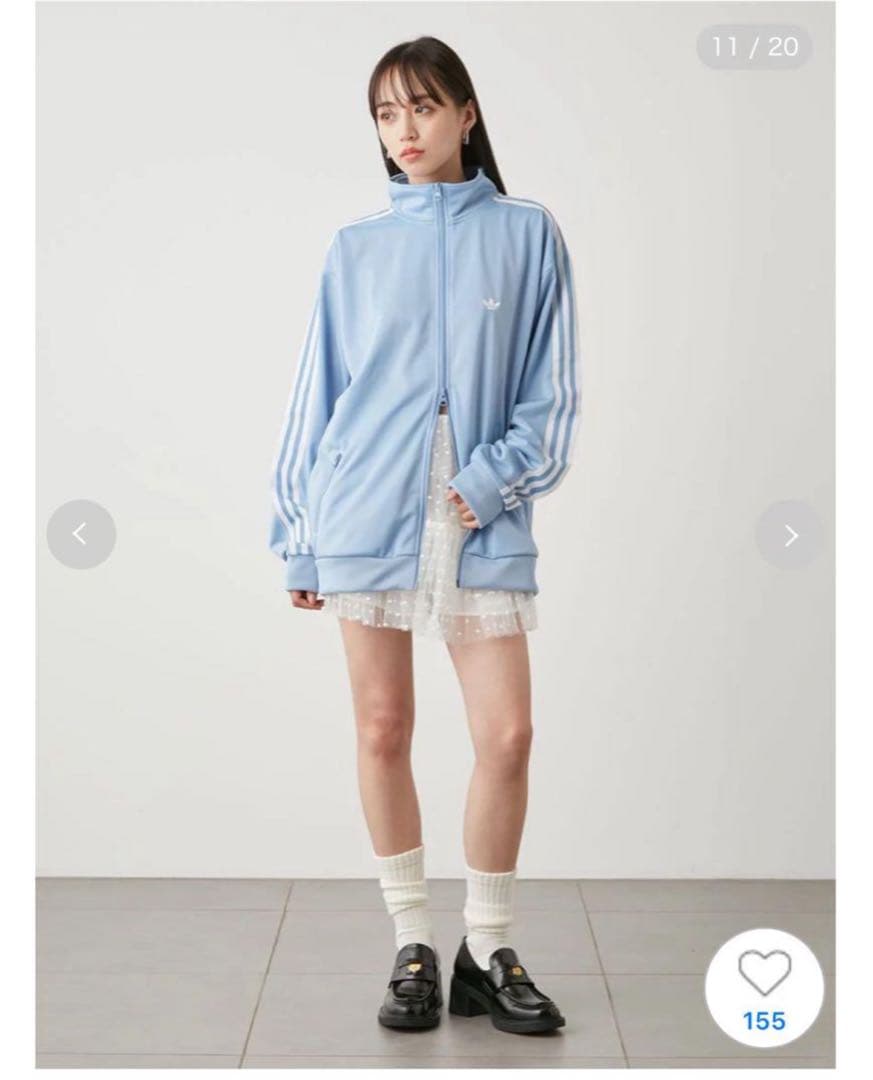 snidel adidas トラックジャケット ベッケンバウアー xs