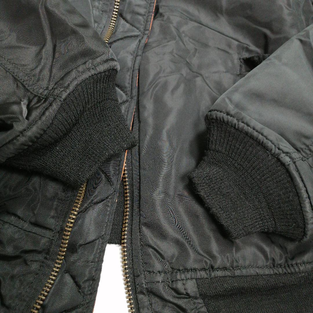 【極美品】80s USA製 アルファインダストリーズ MA-1 IDEALジップ